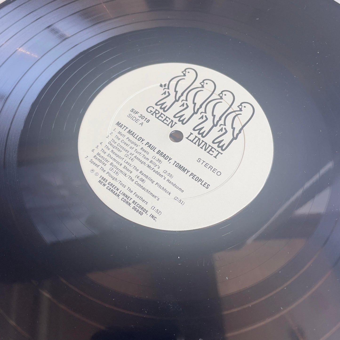 Matt Molloy - Paul Brady - Tommy Peoples (VINYL) | Near Mint (NM or M-) Excellent (EX) - FOLK / USED *NEAR MINT*