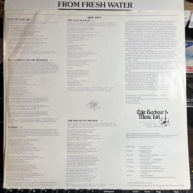 From Fresh Water (VINYL) | Near Mint (NM or M-) Near Mint (NM or M-) - FOLK / USED *NEAR MINT*