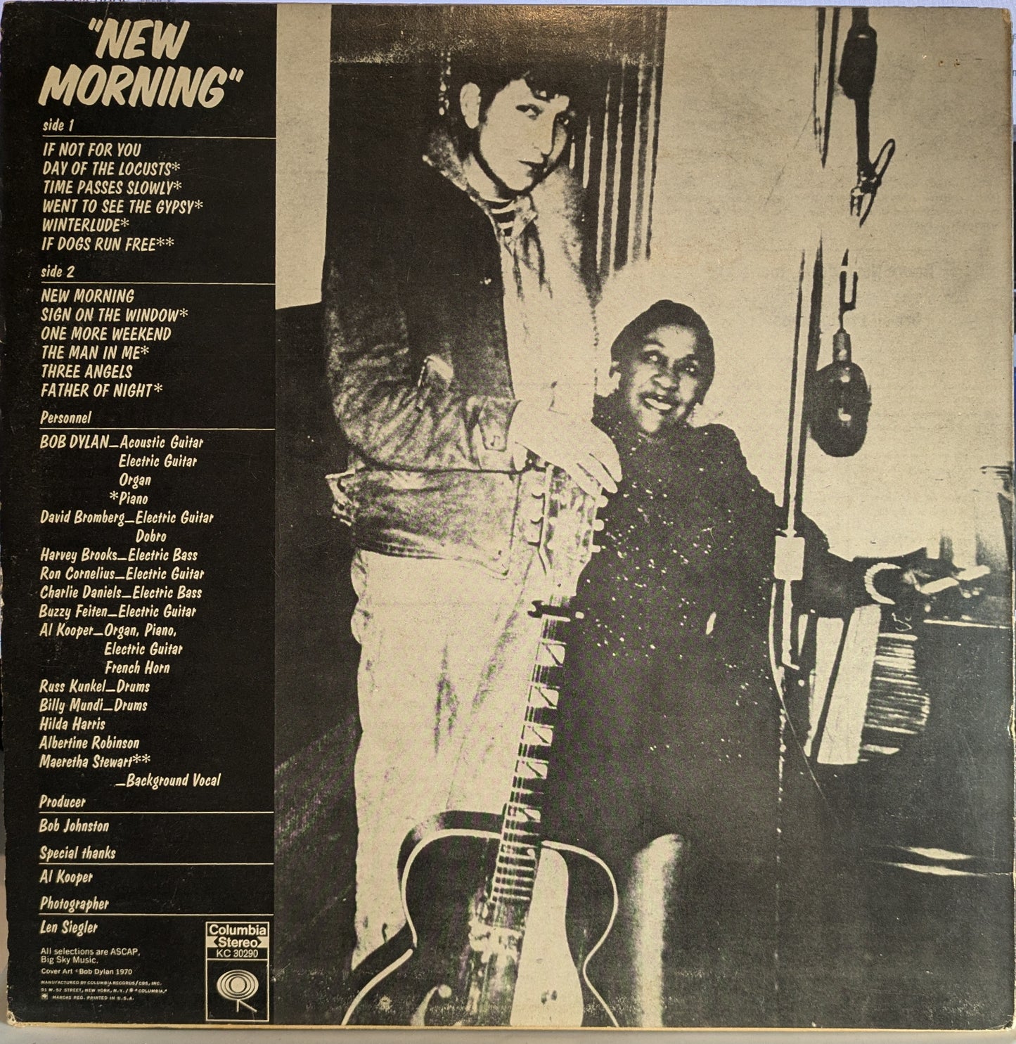 New Morning (VINYL) | Very Good Plus (VG+) Very Good Plus (VG+) - FOLK / USED *VERY GOOD+*