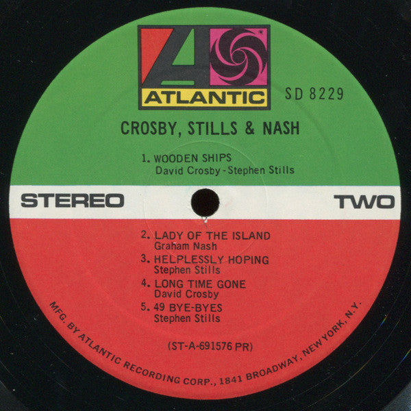 Crosby, Stills & Nash (VINYL) | Very Good Plus (VG+) Excellent (EX) - FOLK / USED *VERY GOOD+*