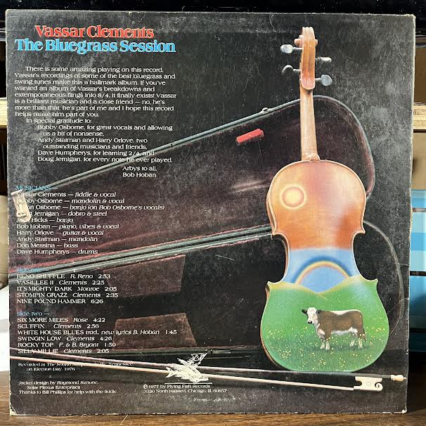 The Bluegrass Session (VINYL) | Very Good Plus Plus (VG++) Excellent (EX) - FOLK / USED *VERY GOOD++*