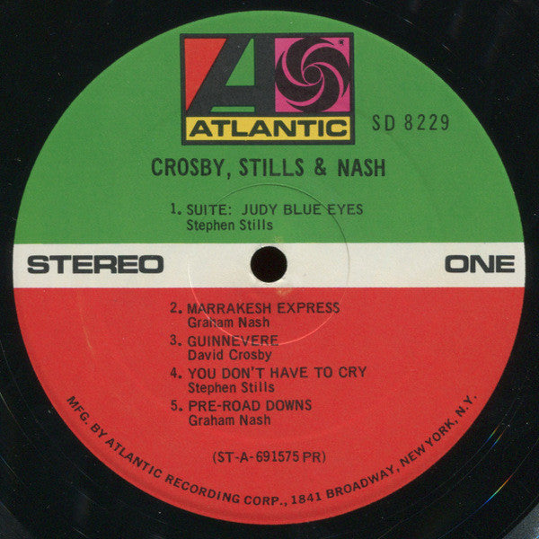 Crosby, Stills & Nash (VINYL) | Very Good Plus (VG+) Excellent (EX) - FOLK / USED *VERY GOOD+*