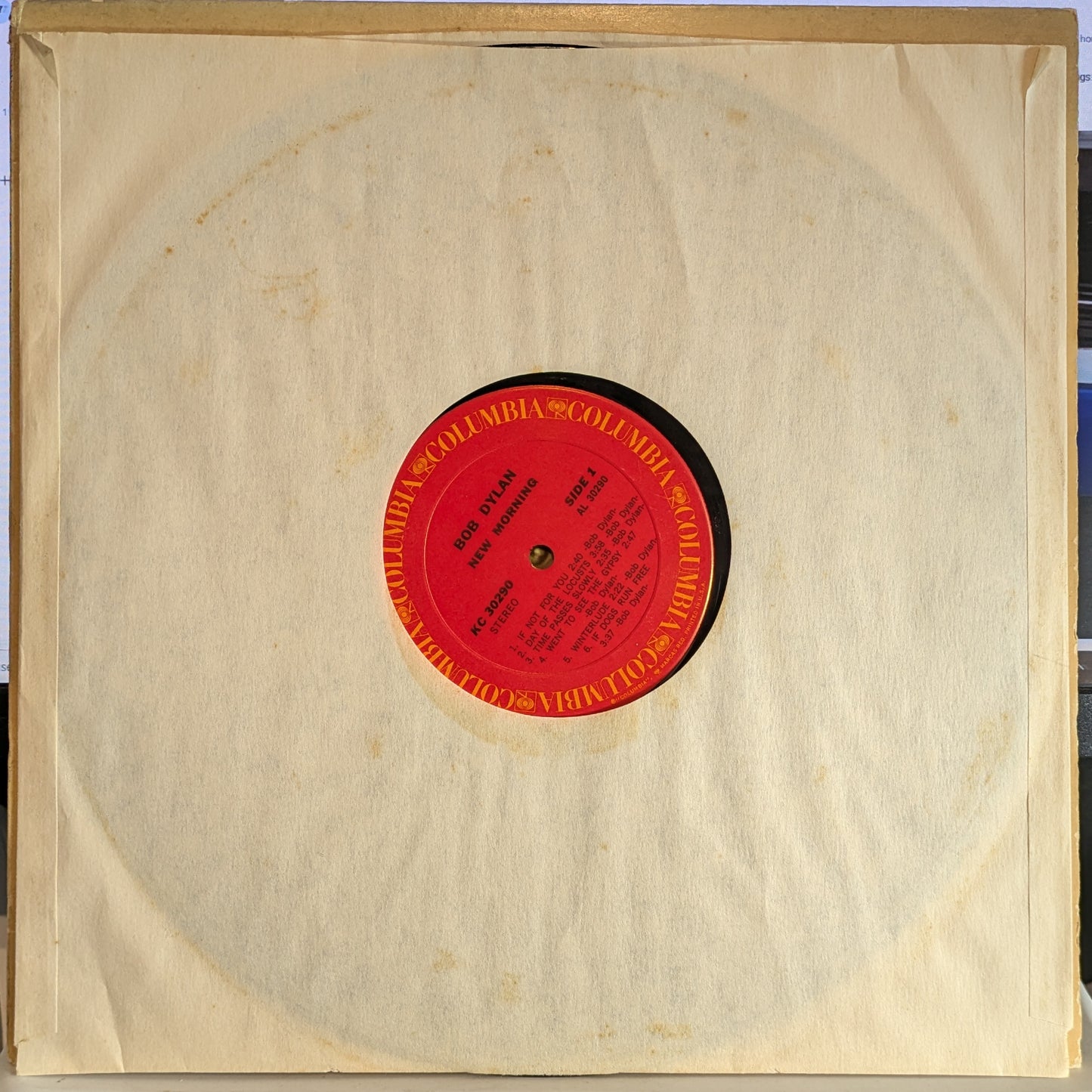 New Morning (VINYL) | Very Good Plus (VG+) Very Good Plus (VG+) - FOLK / USED *VERY GOOD+*