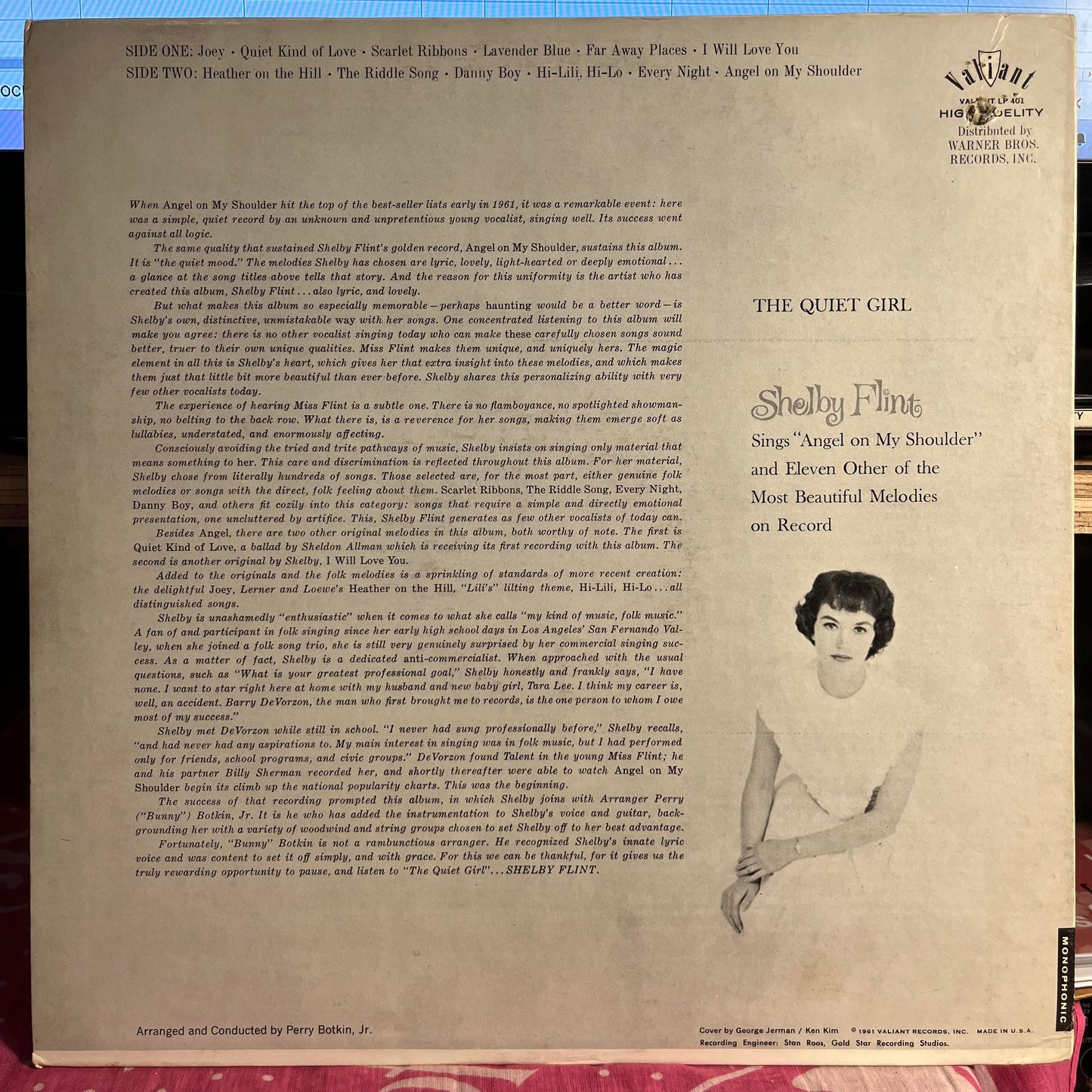 Shelby Flint | Very Good (VG) Very Good Plus (VG+)