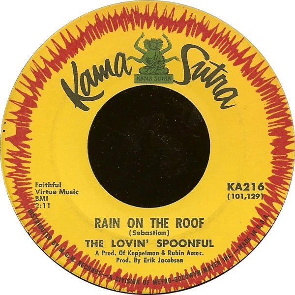 Rain On The Roof (7" VINLY) | Very Good (VG) Near Mint (NM or M-) - FOLK / USED *VERY GOOD*