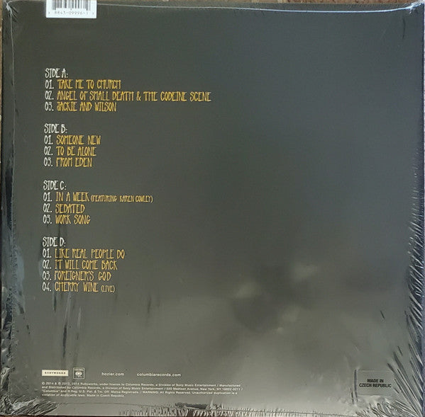 Hozier (BONUS CD) | Mint (M) Mint (M) - FOLK *SEALED*