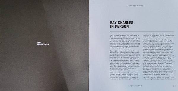 Ray Charles In Person | Mint (M) Mint (M)