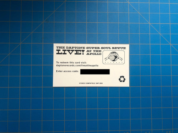 The Daptone Super Soul Revue Live! At The Apollo | Mint (M) Mint (M) - FUNK *NEW/COLOR/VMP*