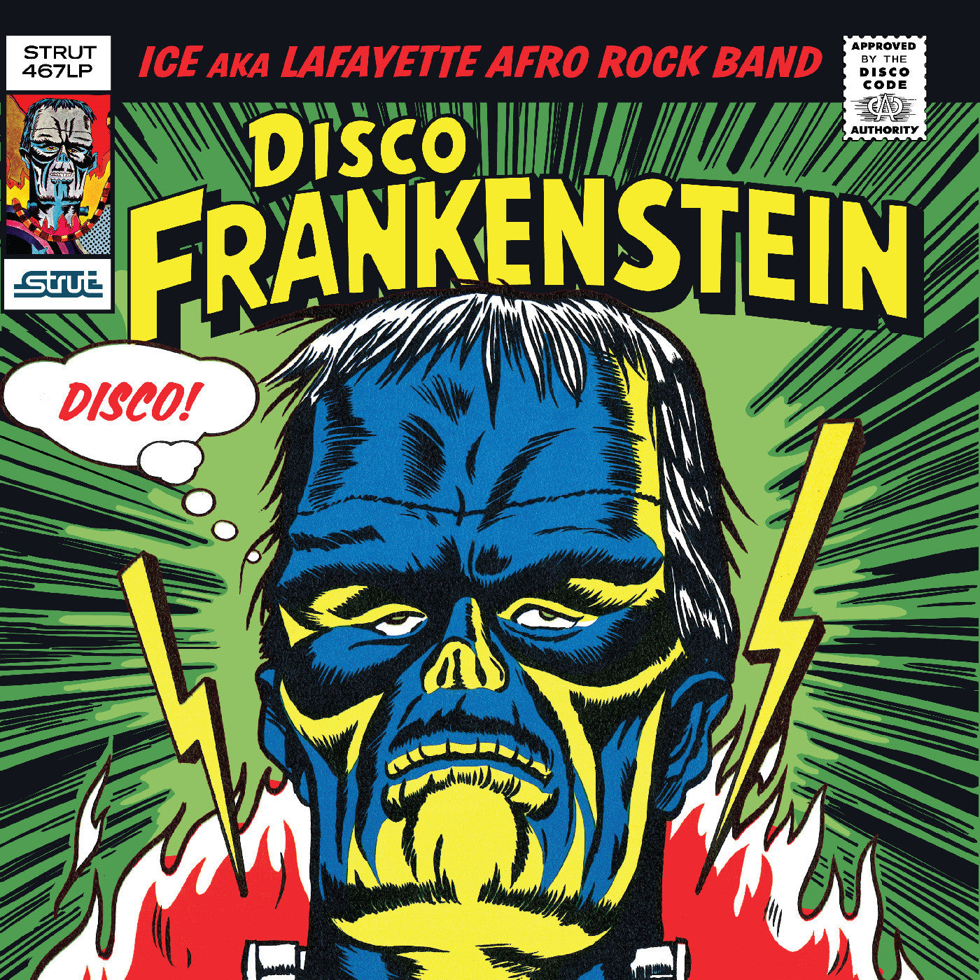 (PRE-ORDER 10/17/25) Disco Frankenstein (BLOOD-STAINED VINYL) | Mint (M) Mint (M) - FUNK *NEW/COLOR*