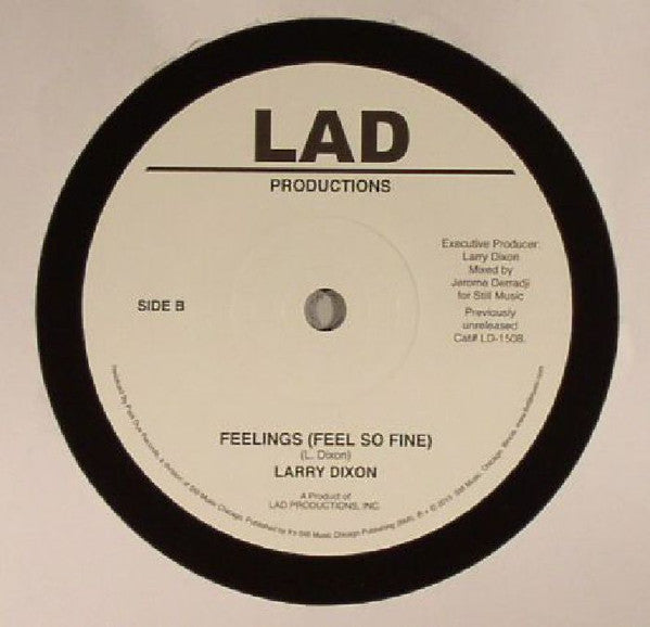 Larry Dixon - Being With You / Feelings (Feel So Fine)(VINYL 7" Past Due LD-1508) | - FUNK *NEW*