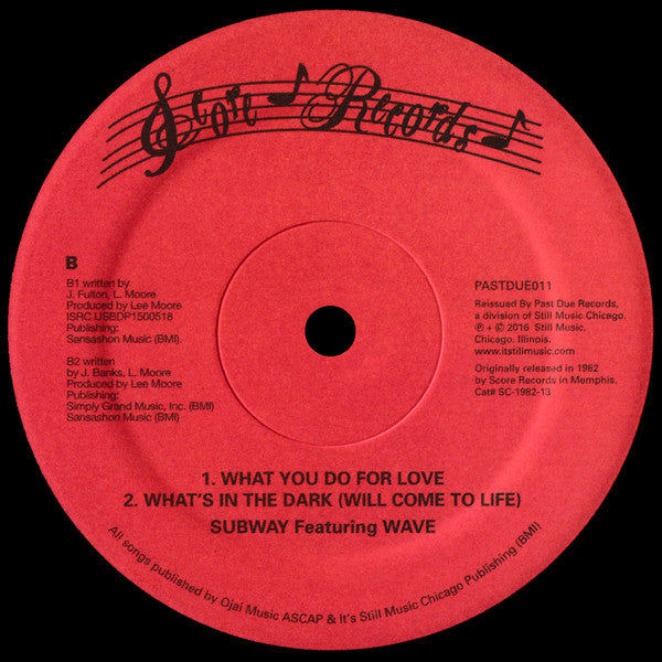 Subway (22) - Ten Toes Up (VINYL 12" Past Due PASTDUE011) | - FUNK *NEW*