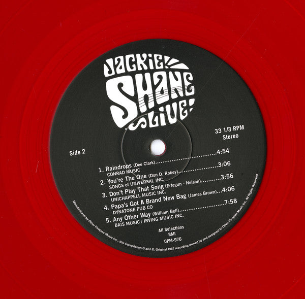 Jackie Shane Live | Mint (M) Mint (M)