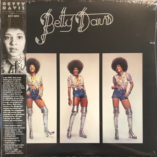 Betty Davis (CLEAR VINYL) | Mint (M) Mint (M) - FUNK *SEALED/CLEAR*