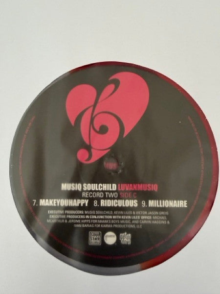 Musiq Soulchild - Luvanmusiq (RED & CLEAR SPARKLED VINYL 2xLP Get On Down GET52778 2026) | - FUNK *SEALED/COLOR*