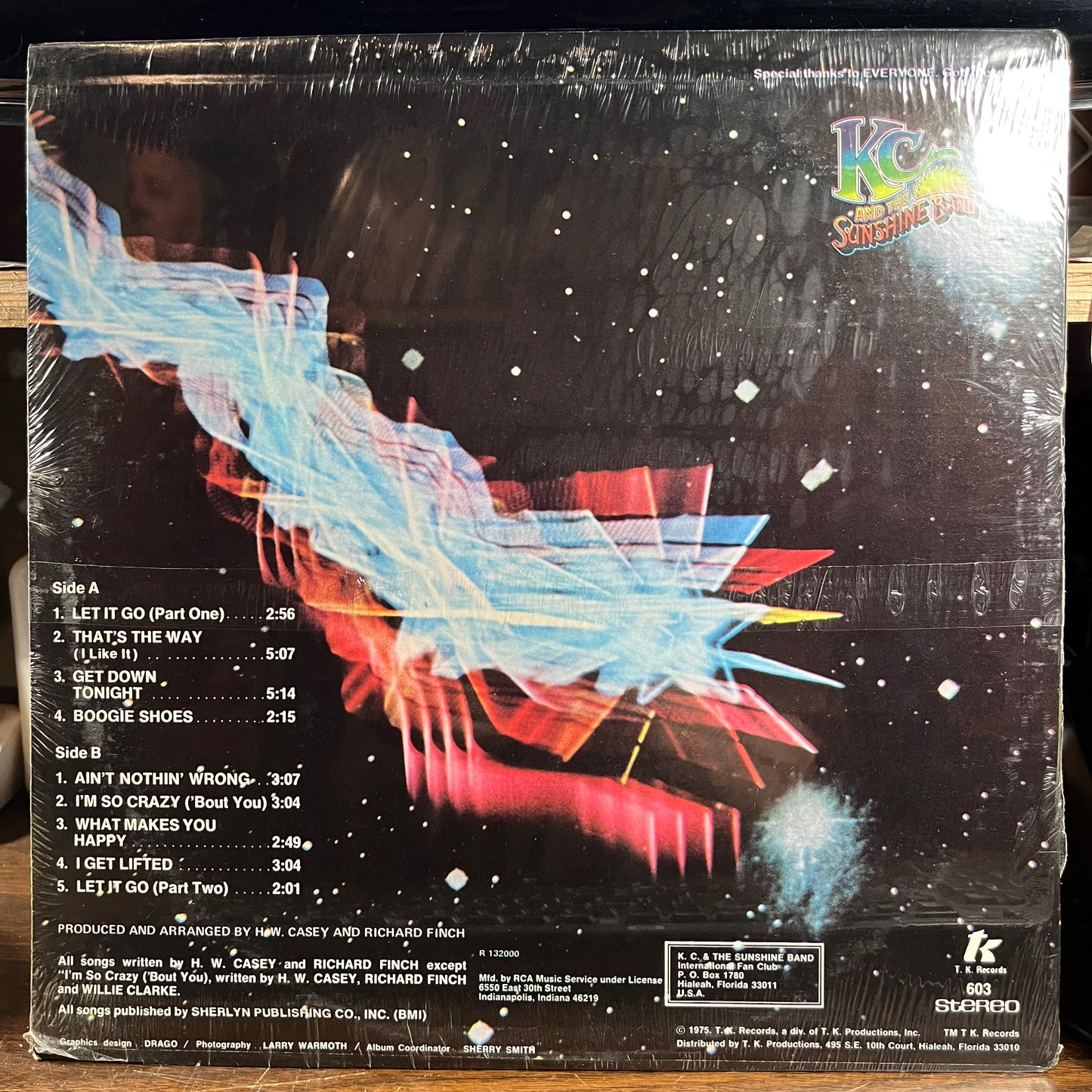 KC And The Sunshine Band (VINYL) | Mint (M) Near Mint (NM or M-) - FUNK *SEALED*