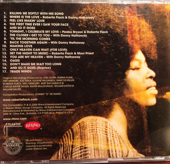 The Very Best Of Roberta Flack (CD) | Mint (M) Near Mint (NM) - FUNK *SEALED*