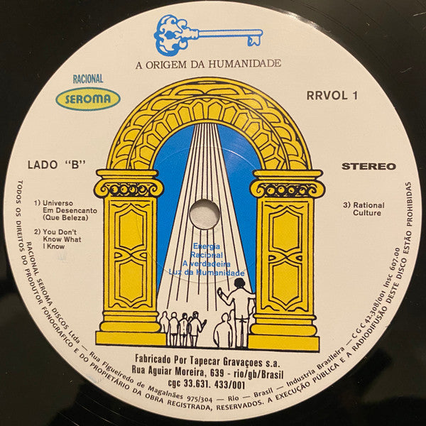 Racional Vol. 1 (VINYL) | Mint (M) Mint (M) - WORLD *SEALED*