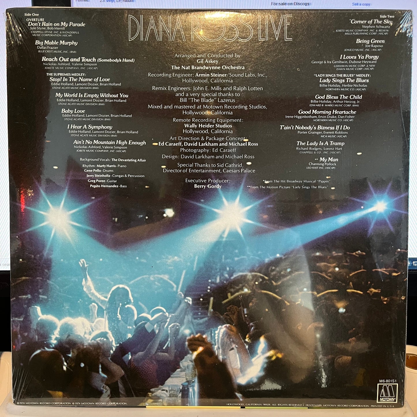 Diana Ross Live At Caesars Palace *SEALED* | Mint (M) Mint (M)