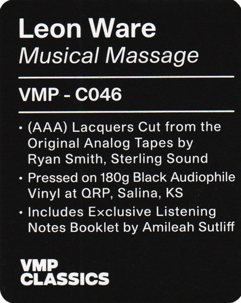 Musical Massage (VINYL / VMP) | Mint (M) Mint (M) - FUNK *SEALED*