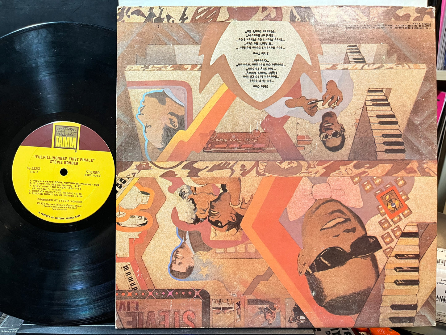 Stevie Wonder - Fulfillingness' First Finale (VINYL) | Excellent+ (EX+) Excellent (EX) - FUNK / USED *EXCELLENT+*