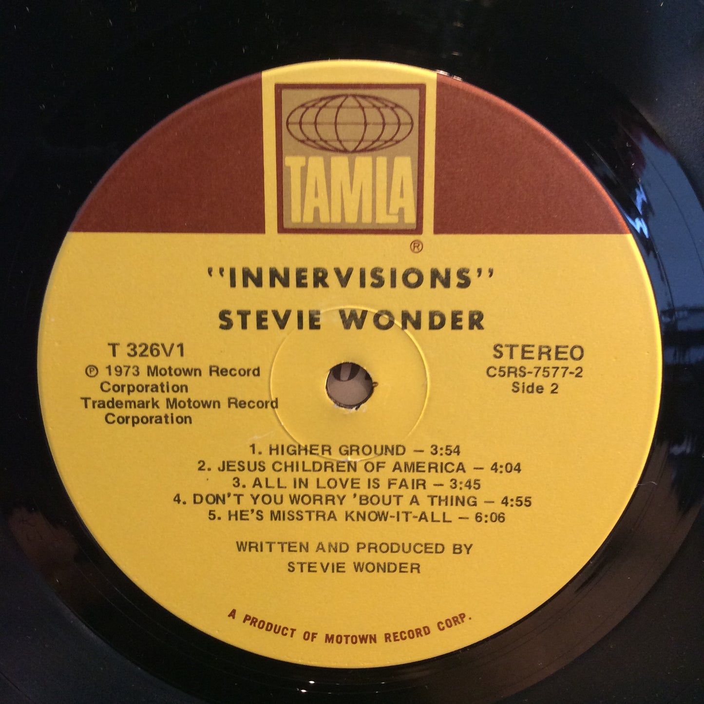 Innervisions (VINYL) | Excellent+ (EX+) Excellent+ (EX+) - FUNK / USED *EXCELLENT+*