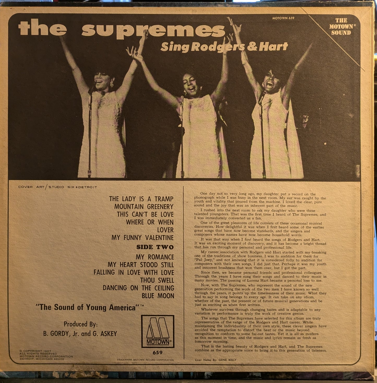 The Supremes Sing Rodgers & Hart (VINYL) | Excellent+ (EX+) Excellent (EX) - FUNK / USED *EXCELLENT+*