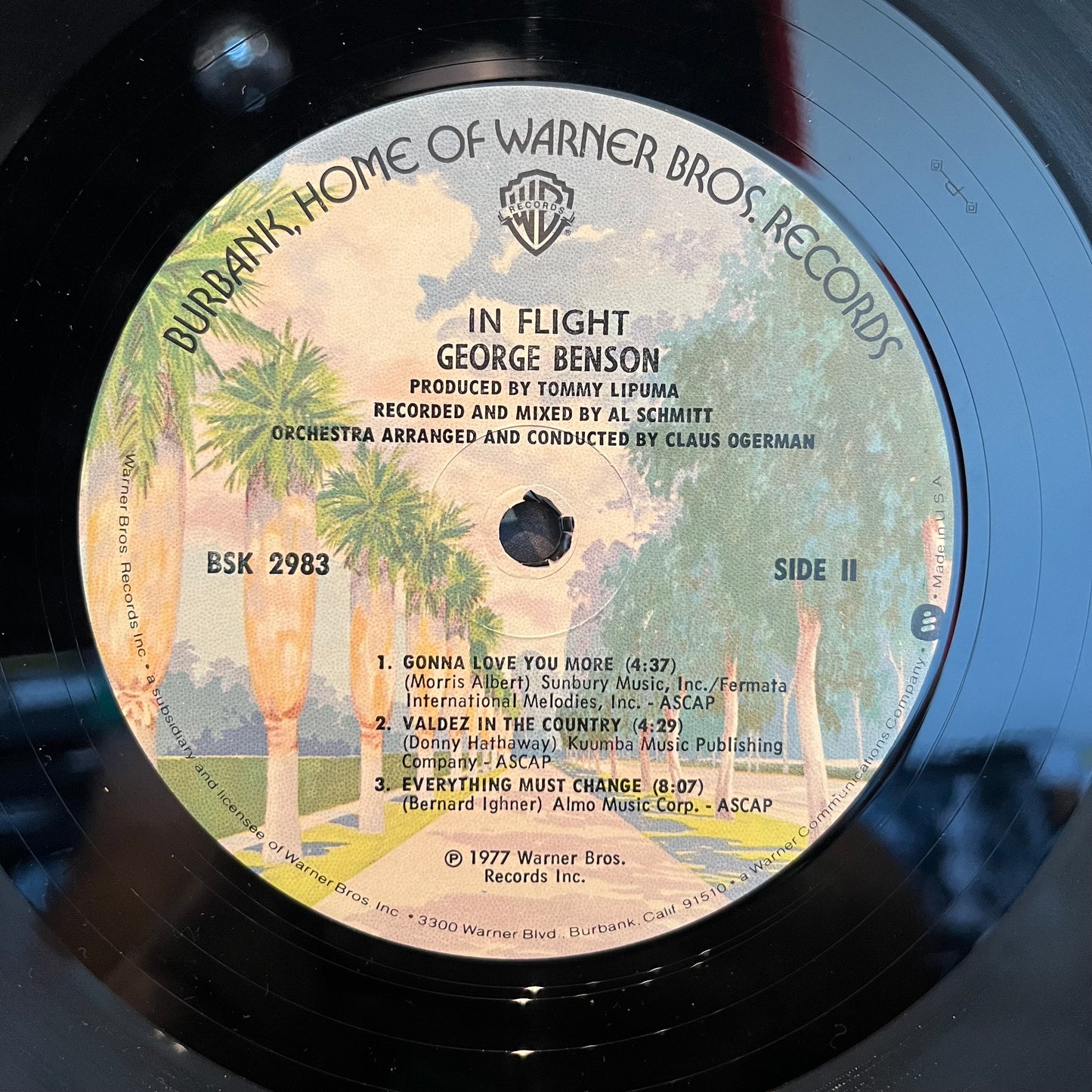 George Benson In Flight LP Excellent (EX) Very Good Plus (VG+)