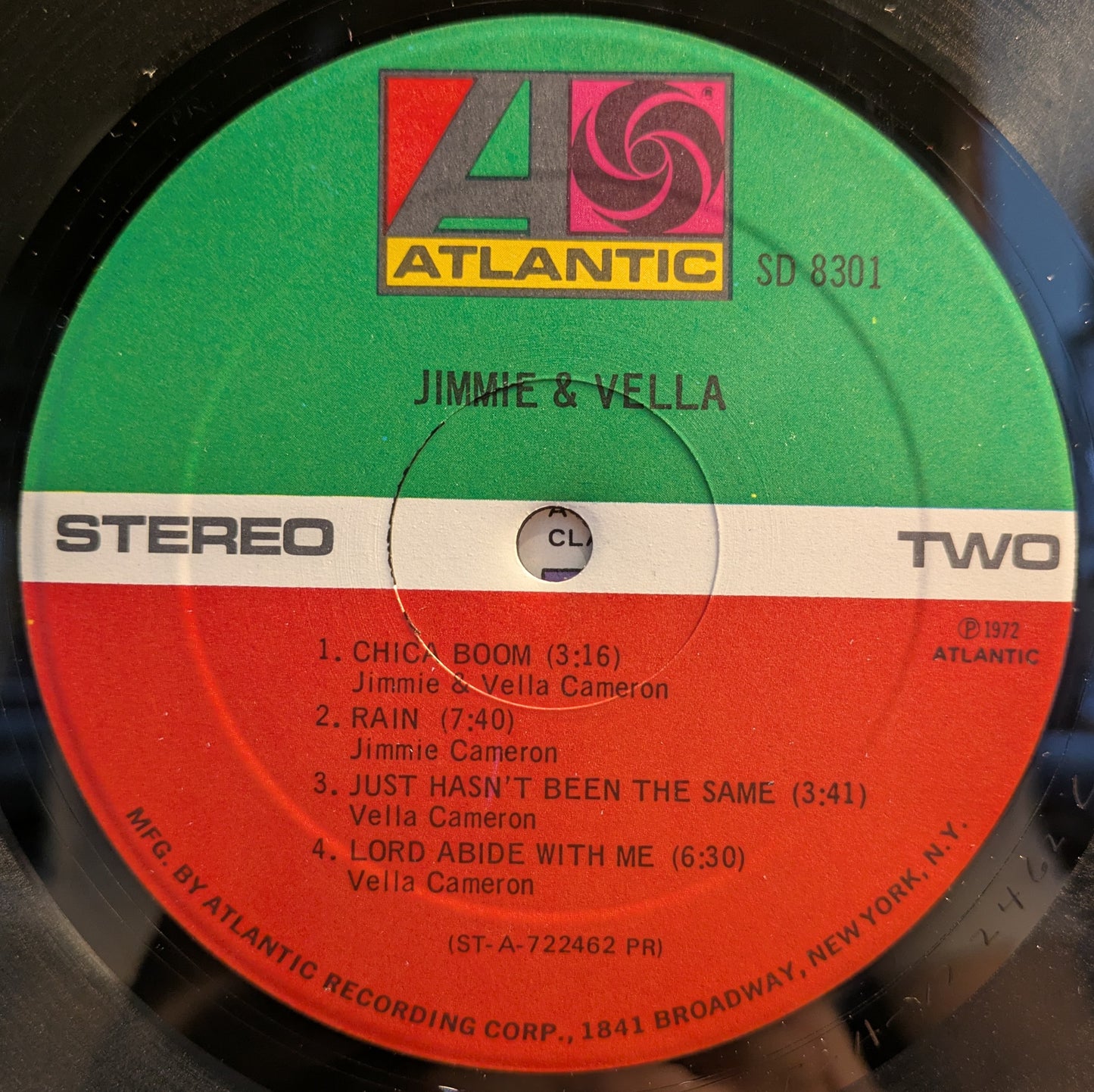 Jimmie & Vella (PROMO VINYL) | Excellent (EX) Very Good Plus (VG+) - FUNK / USED *EXCELLENT*