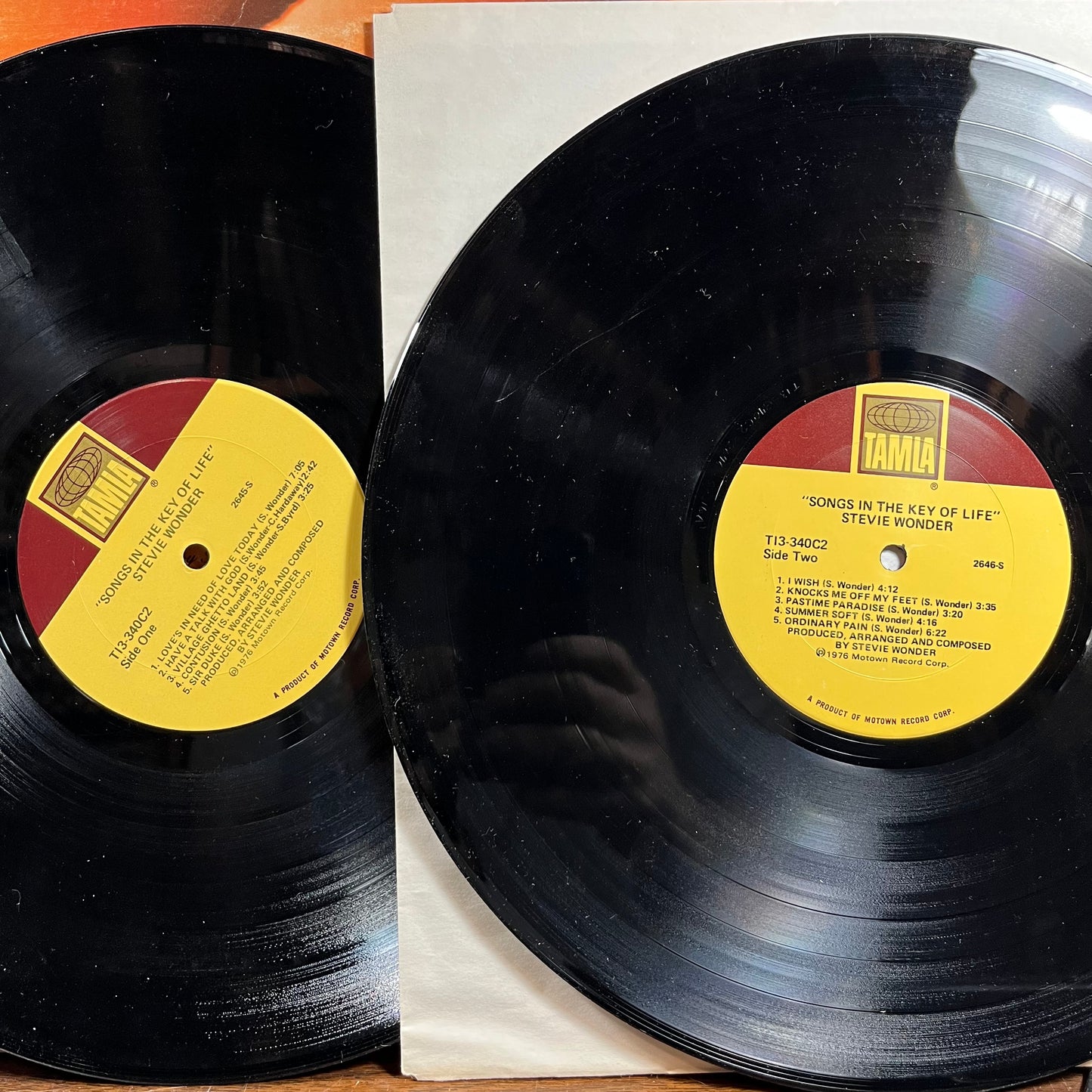 Songs In The Key Of Life (2xVINYL) | Excellent (EX) Very Good (VG) - FUNK / USED *EXCELLENT*