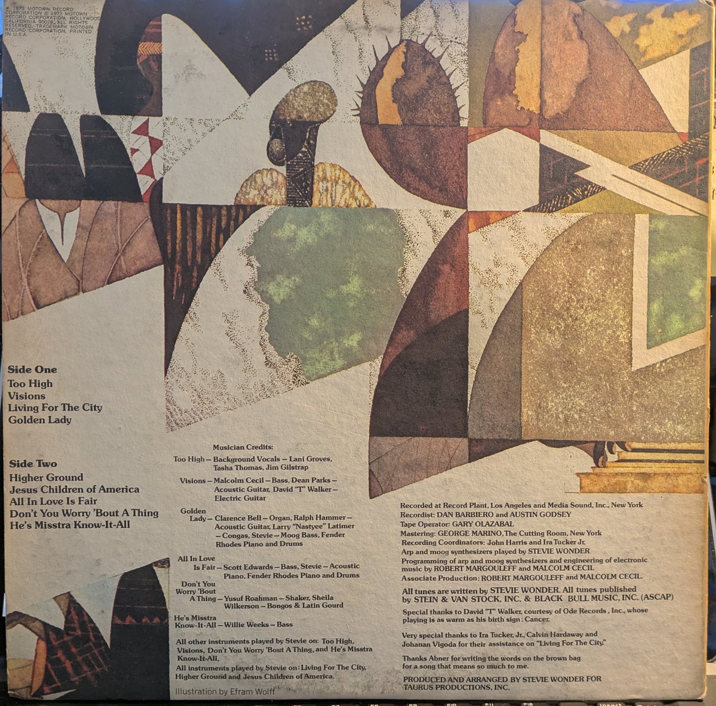 Innervisions (VINYL) | Excellent (EX) Excellent (EX) - FUNK / USED *EXCELLENT*
