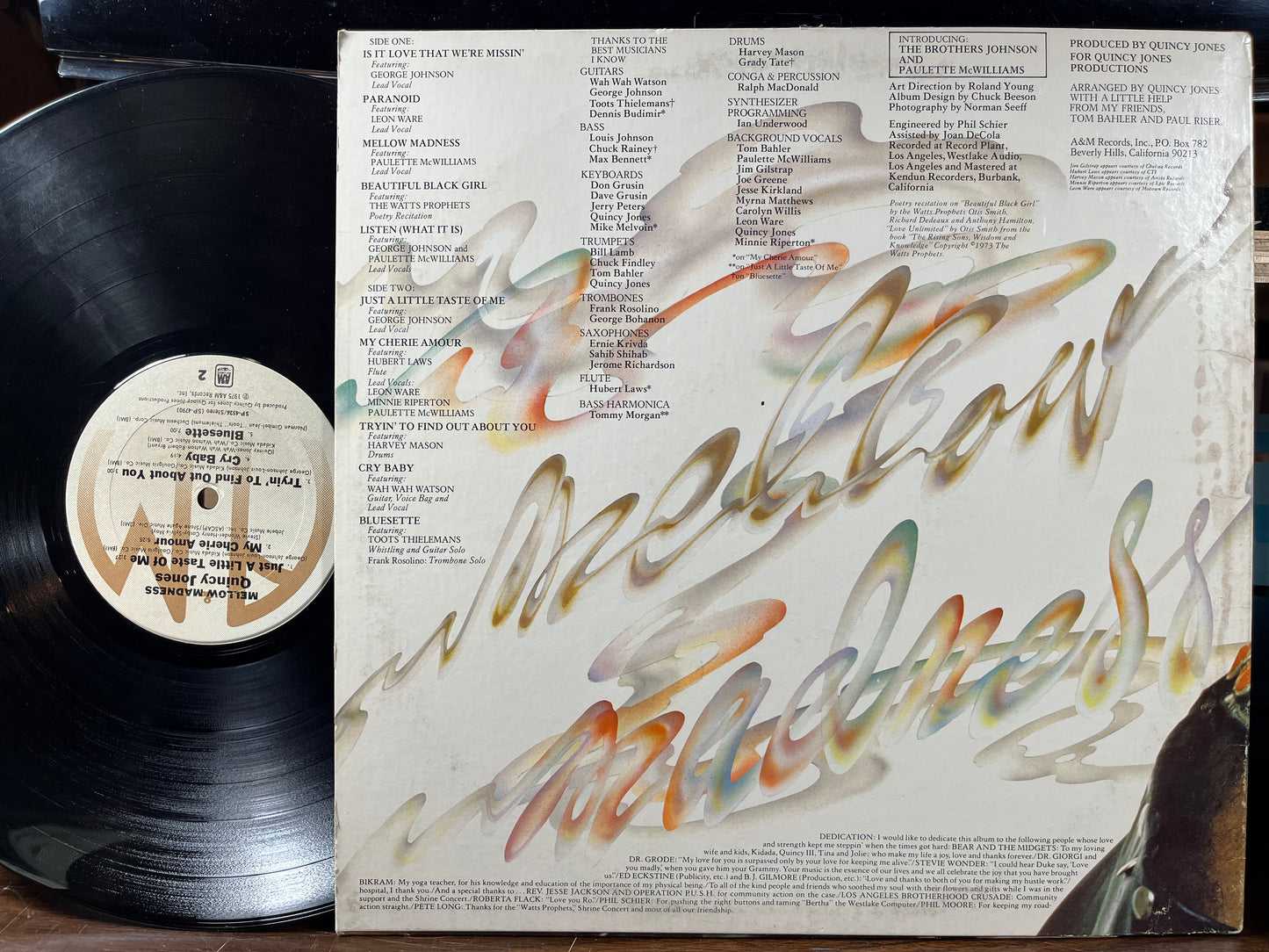 Mellow Madness (VINYL) | Excellent (EX) Very Good (VG) - FUNK / USED *EXCELLENT*