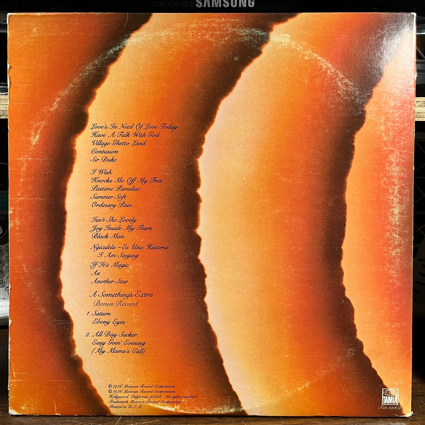 Songs In The Key Of Life (2xVINYL) | Excellent (EX) Very Good (VG) - FUNK / USED *EXCELLENT*
