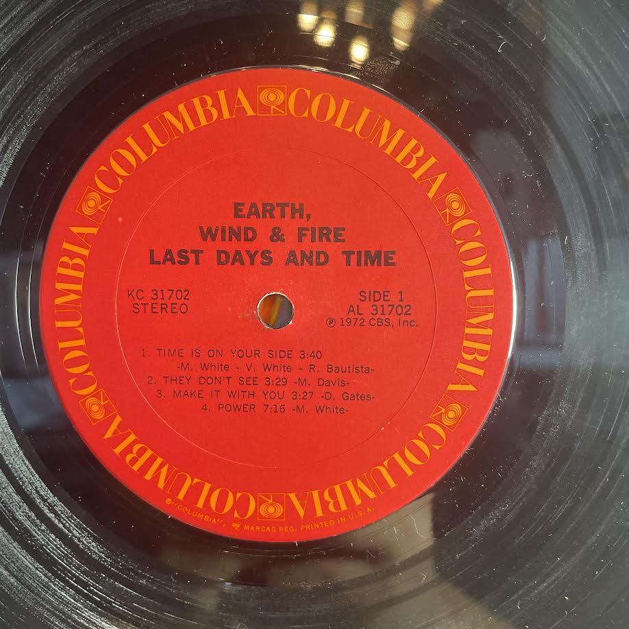 Earth, Wind & Fire - Last Days And Time (VINYL) | Excellent (EX) Excellent (EX) - FUNK / USED *EXCELLENT*