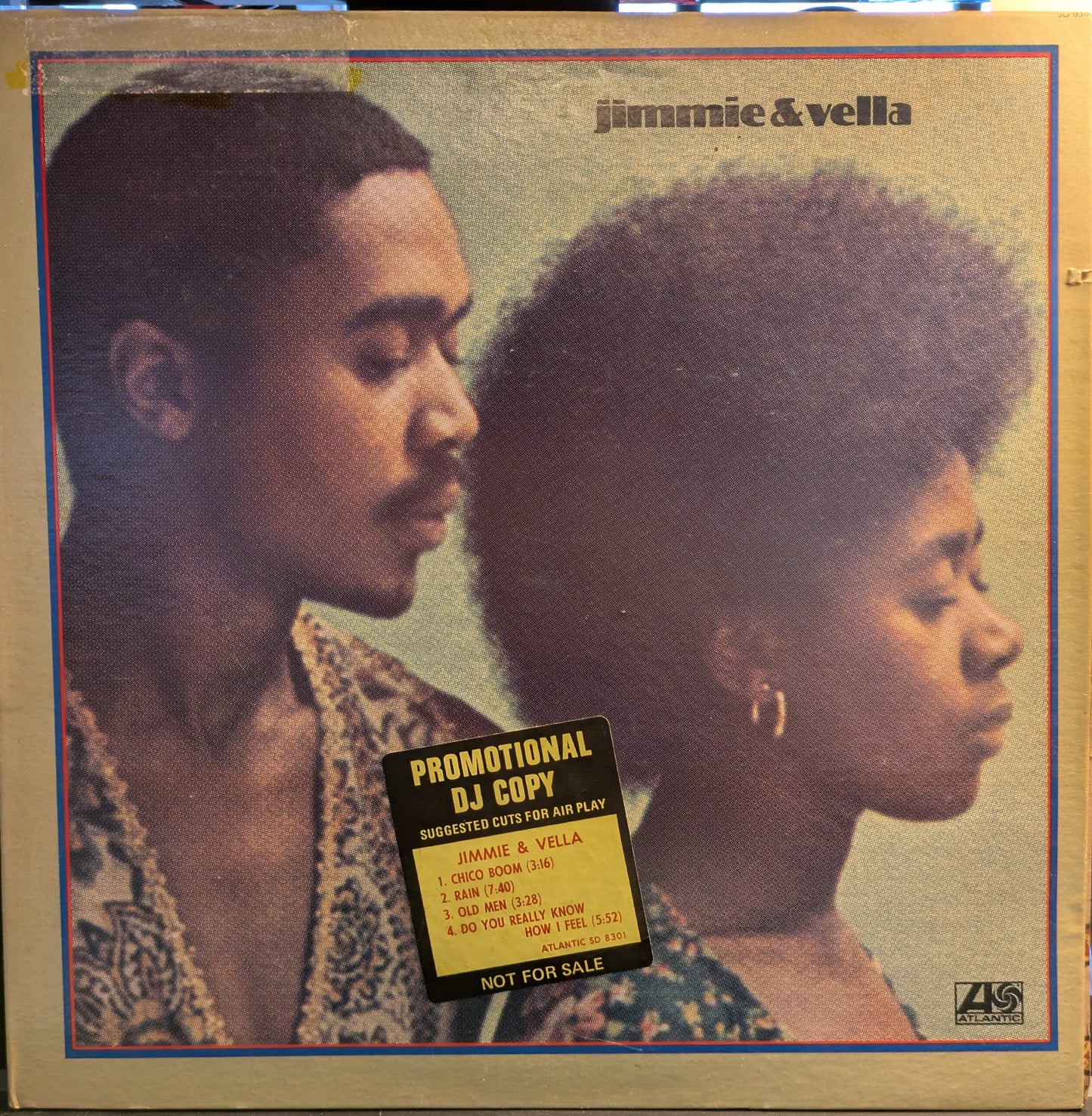 Jimmie & Vella (PROMO VINYL) | Excellent (EX) Very Good Plus (VG+) - FUNK / USED *EXCELLENT*