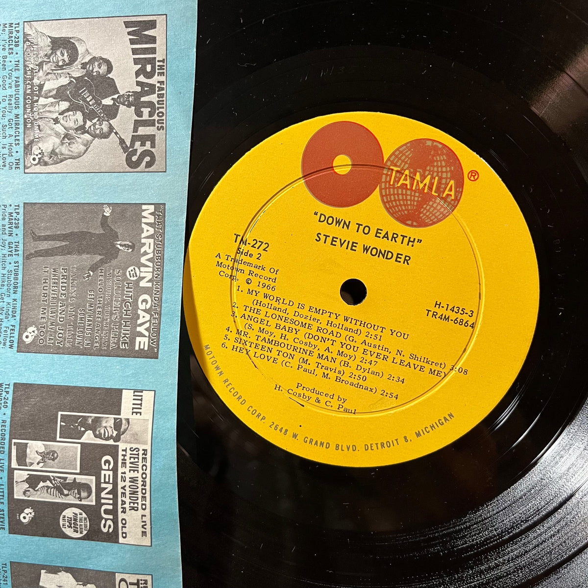 Stevie Wonder - Down To Earth (VINYL LP) | USED Near Mint- (NM-) Near Mint- (NM-) - FUNK / USED *NEAR MINT-*