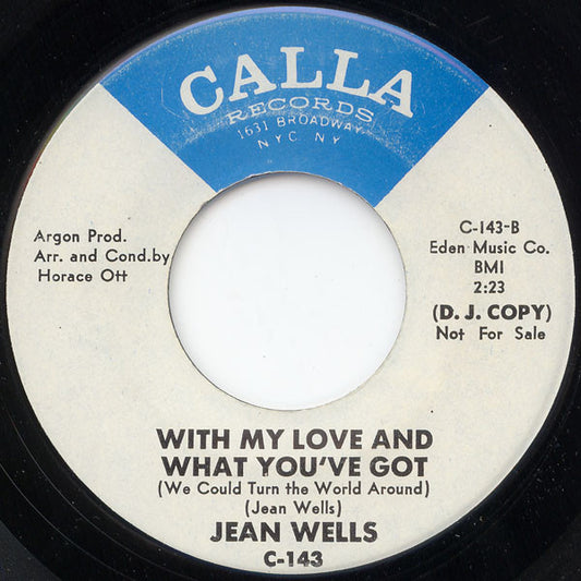 Have A Little Mercy / With My Love And What You've Got (We Could Turn The World Around)(7" VINYL) | Near Mint- (NM-) Generic - FUNK / USED *NEAR MINT-*