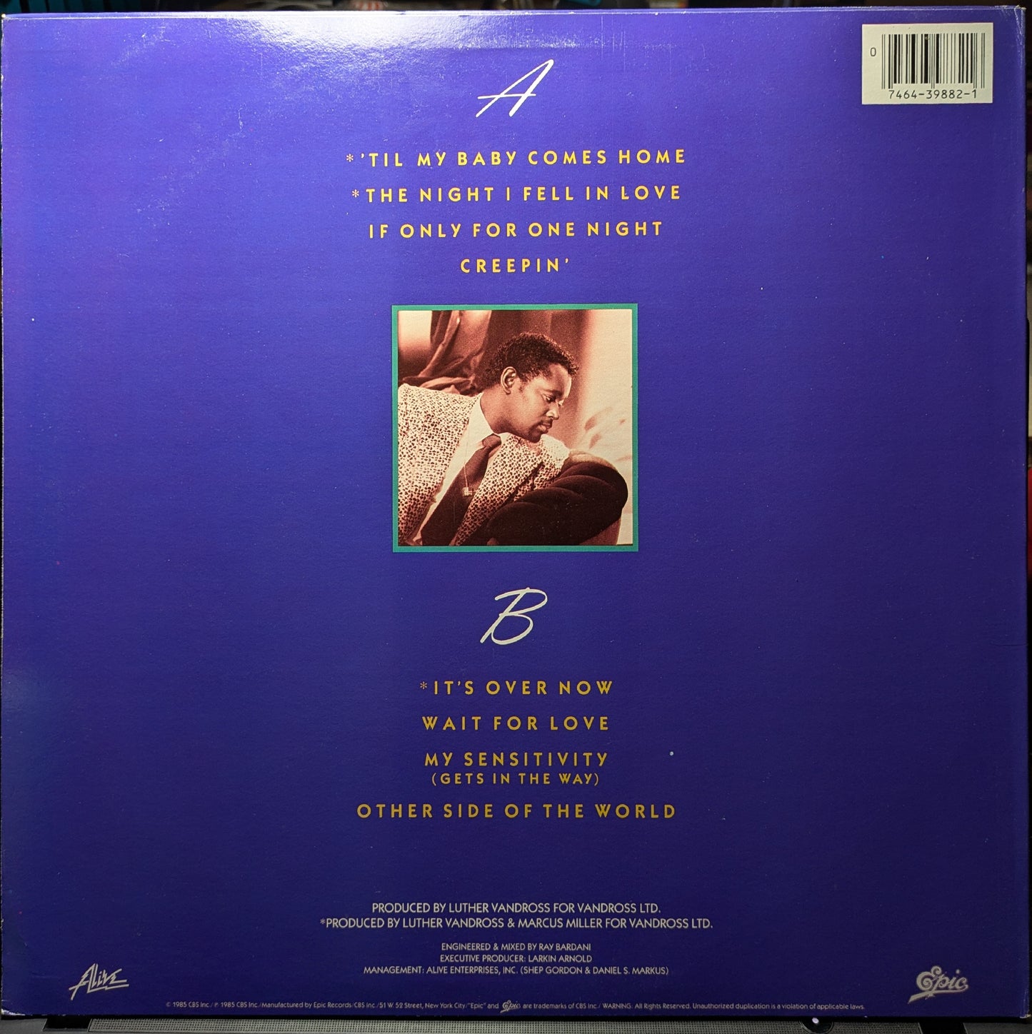 The Night I Fell In Love (VINYL) | Near Mint- (NM-) Excellent+ (EX+) - FUNK / USED *NEAR MINT-*