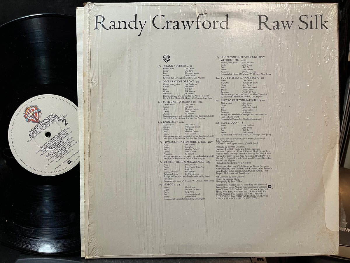 Randy Crawford - Raw Silk (VINYL LP) | USED Near Mint- (NM-) Near Mint- (NM-) - FUNK / USED *NEAR MINT-*