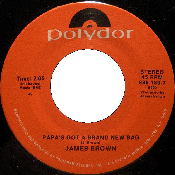 James Brown - Night Train / Papa's Got A Brand New Bag *45* | Near Mint (NM) Generic - FUNK / USED *NEAR MINT*