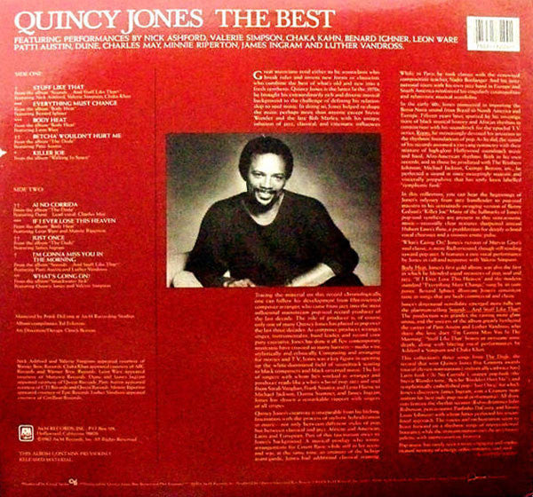 The Best (VINYL) | Near Mint (NM or M-) Excellent (EX) - FUNK / USED *NEAR MINT*