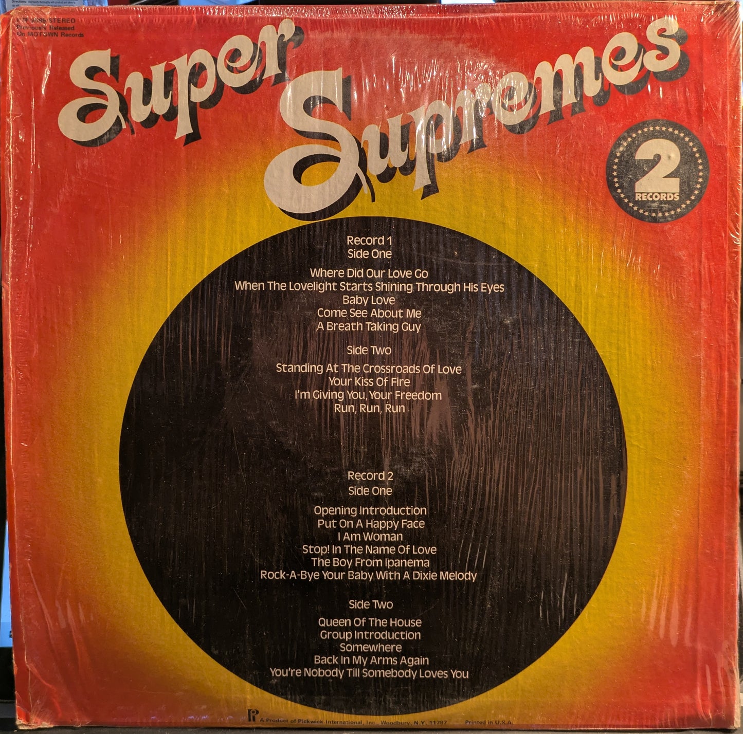 Super Supremes (2xVINYL) | Near Mint (NM) Excellent+ (EX+) - FUNK / USED *NEAR MINT*