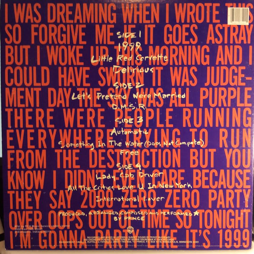 1999 (2xVINYL) | Near Mint (NM or M-) Excellent (EX) - FUNK / USED *NEAR MINT*