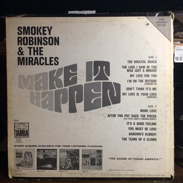 The Tears Of A Clown (VINYL) | Very Good Plus (VG+) Very Good Plus (VG+) - FUNK / USED *VERY GOOD+*