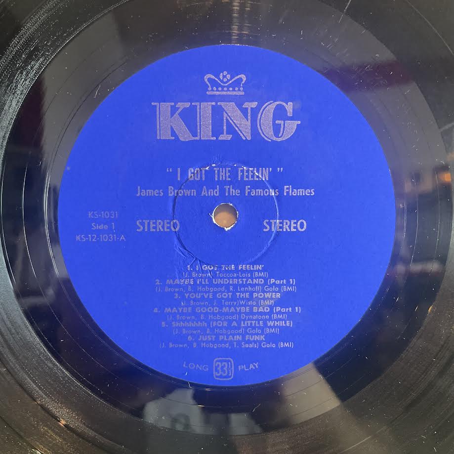 James Brown & The Famous Flames - I Got The Feelin' (VINYL) | Very Good Plus (VG+) Very Good (VG) - FUNK / USED *VERY GOOD+*