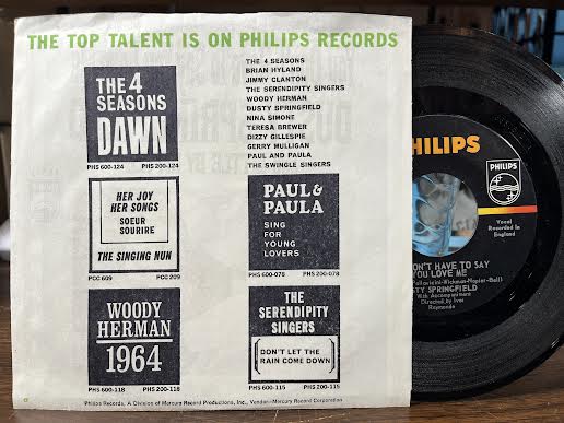 You Don't Have To Say You Love Me (7" VINYL) | Very Good Plus Plus (VG++) Near Mint (NM or M-) - FUNK / USED *VERY GOOD++*