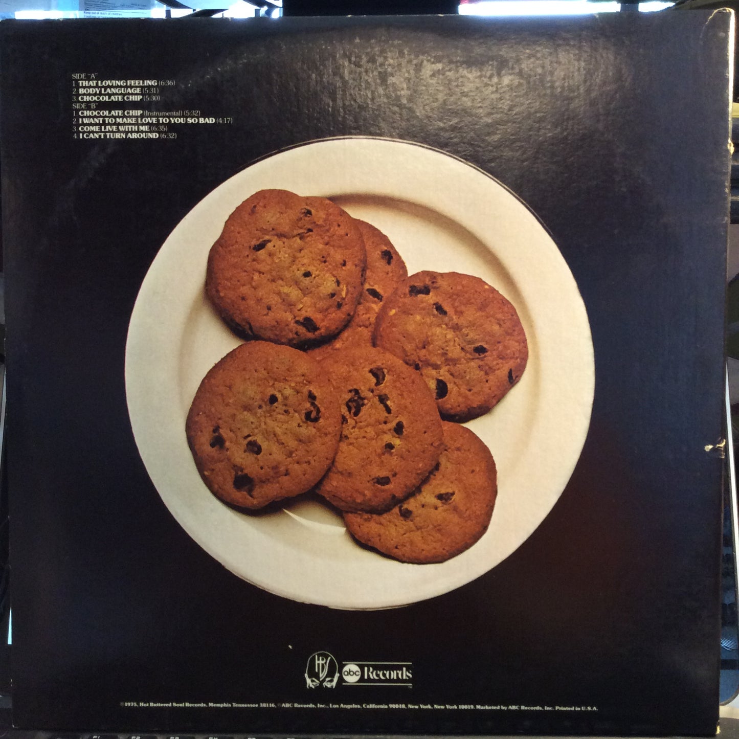 Chocolate Chip (VINYL) | Very Good Plus (VG+) Excellent (EX) - FUNK / USED *VERY GOOD+*