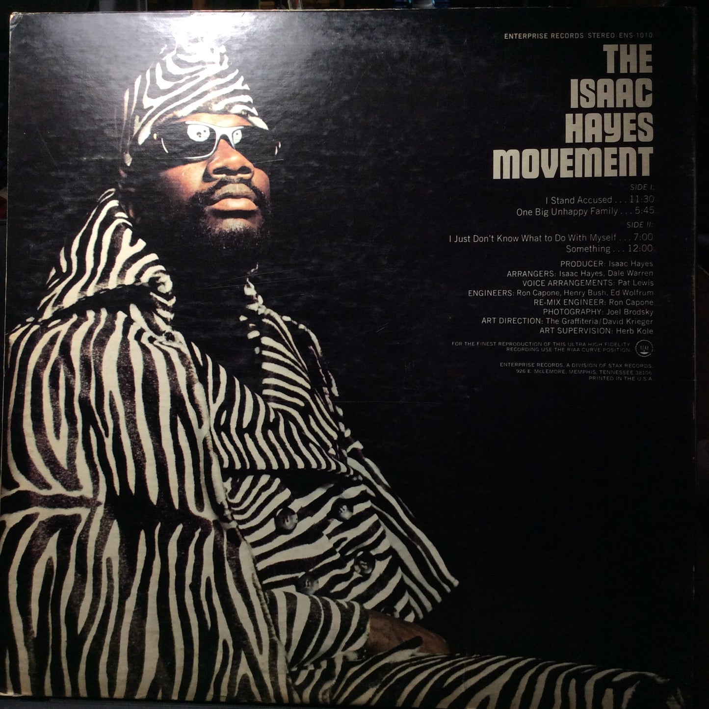 The Isaac Hayes Movement (VINYL) | Very Good Plus (VG+) Excellent (EX) - FUNK / USED *VERY GOOD+*