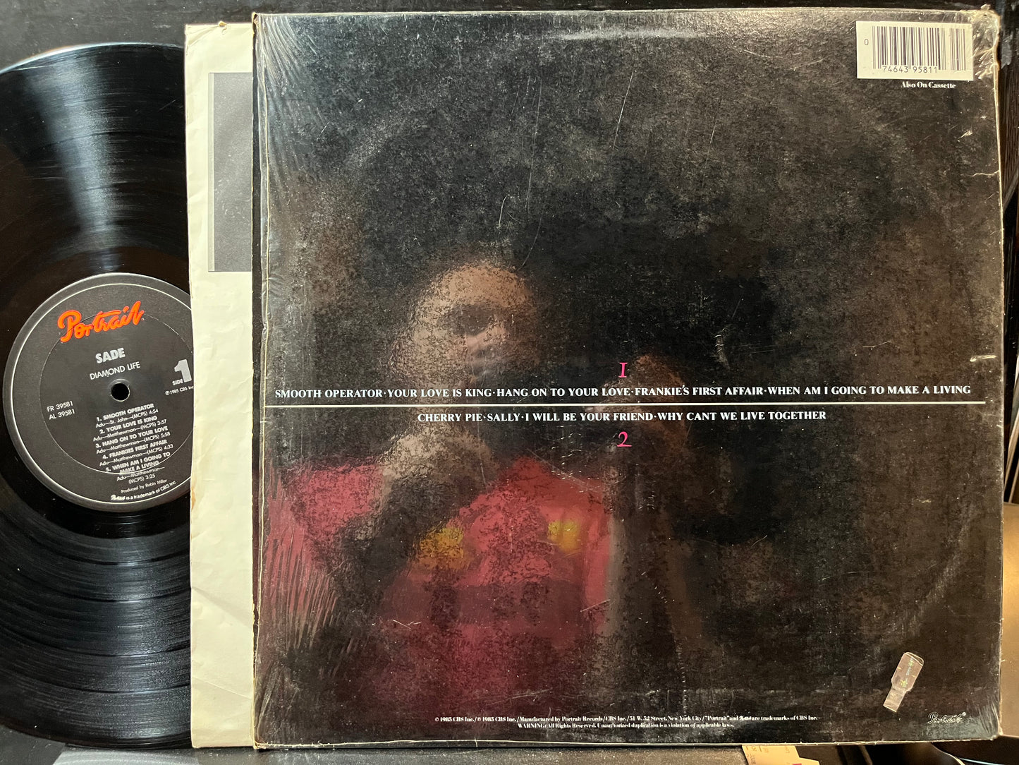 Sade - Diamond Life (VINYL LP Portrait FR 39581 1985) | USED Very Good Plus Plus (VG++) Excellent (EX) - FUNK / USED *VERY GOOD++*