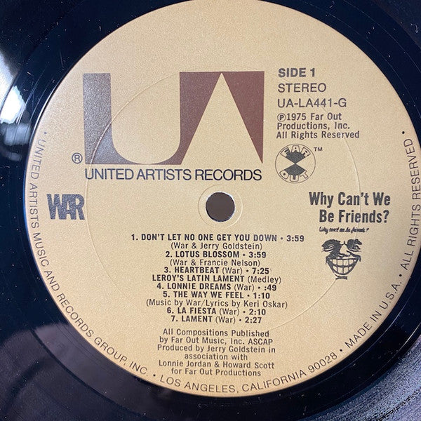 Why Can't We Be Friends? | Very Good (VG) Very Good Plus (VG+) - FUNK / USED *VERY GOOD*