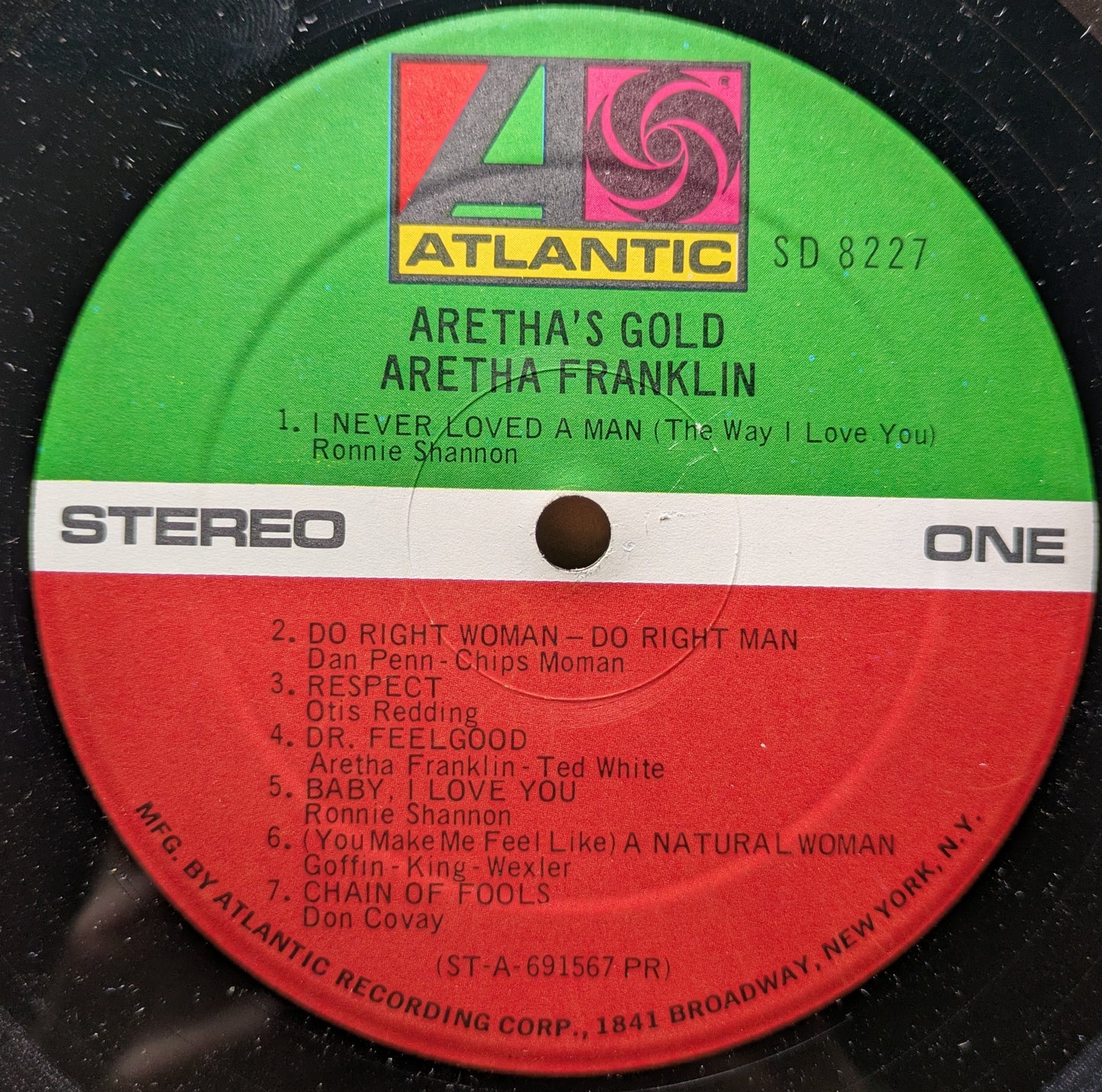 Aretha's Gold (VINYL) | Very Good (VG) Very Good Plus (VG+) - FUNK / USED *VERY GOOD*